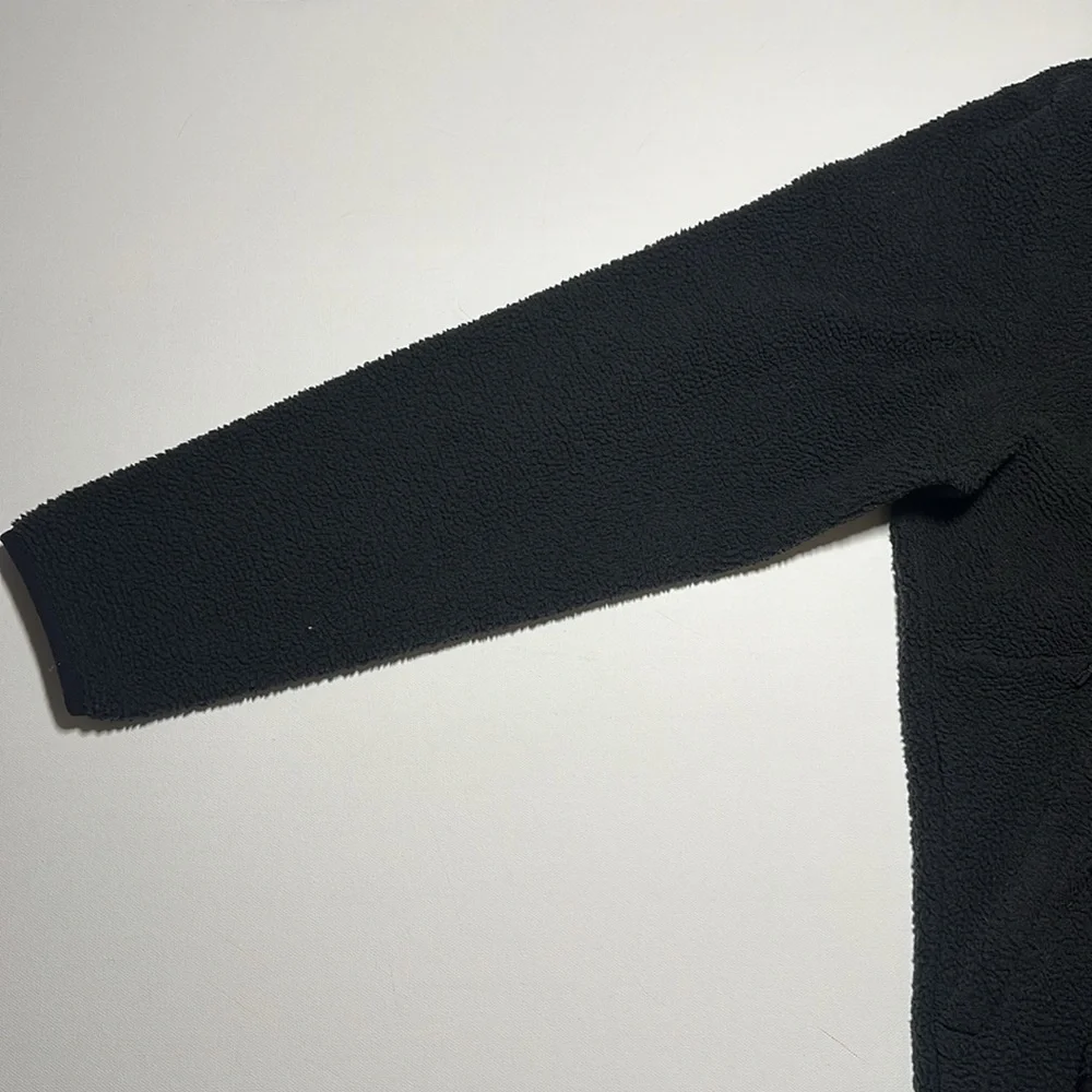 The North Face Dunraven Sherpa 1/4-Zip Fleece Jacket, Black - Mens XL